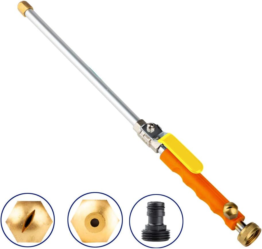 Hydro Jet Power Washer Wand,18.3'' Extendable Sprayer, Flexible Hose