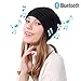 Wireless Bluetooth Beanie,Unisex Outdoor Sport Knit Hat with Stereo Speakers & Microphone