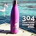 Onebttl Unicorn Stainless Steel Water Bottle, Kids Water bottle 17oz/500ml Double Wall Vacuum Insulated Thermo Bottle for Unicorn Party and Birthdays- Unicorn Party Supplies Aqua UnicornPower