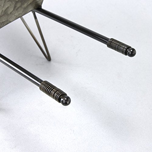 Time Concept Rustic Iron Garden Tool Decor - Wheelbarrow Planter - Home/Garage Container, Indoor/Outdoor Wagon Rack - Thumbnail 3