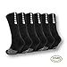 Yingdi Mens Basketball Socks, Athletic Compression Socks for Sports and Outdoor Activities -- Pack of 3 pairs