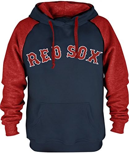 Dollod Mens Red Sox Smart Athletic Hoodie (Navy, L)