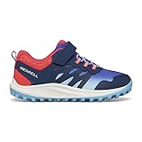 Merrell NOVA 3 Sneaker, Blue/Navy/FUHSIA, 11 US