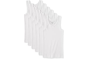 Cyndeelee Girls Cotton Undershirt Tank Top, Multi Pack (Size 2T-14)