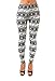 Just One Women's Peach Feel Printed and Solid Full Length Leggings
