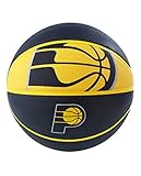 Spalding NBA Indiana Pacers NBA Courtside Team Outdoor Rubber Basketballteam Logo, Navy, 29.5