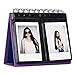 CAIUL 68 Pockets Calendar Style Photo Album Compatible with Fujifilm Instax Mini 12 11 8 8+ 9 70 7s 90 25 26 50s Films, Purple