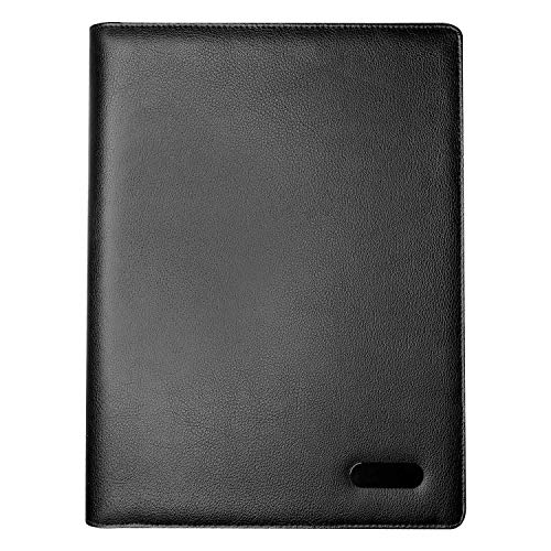 Padfolio/Portfolio Folder - Lemome Executive Leather Padfolio with Document Folder & Organizer Folio for Letter-Size & A4 Writing Pad with Business Card Holder, Professional Gift Portfolios for Men
