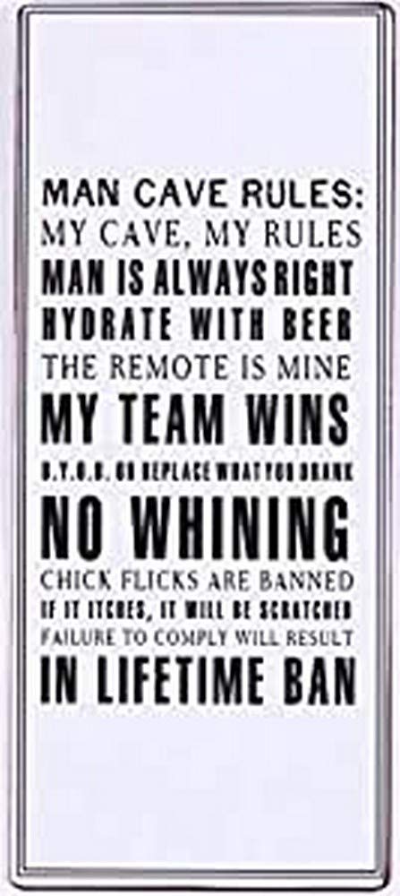 Sign - Man cave rules: