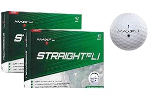 Maxfli StraightFli Golf Balls - Longer Straight Flight Distance