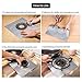 Stove Burner Covers Reusable Gas Stove Protector - FDA Approved Gas Range Protectors | Non-stick Stovetop Protector Liner - Heat Resistant BPA Free Non Toxic & Cuttable and Easy to Clean (Sliver)