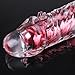 eKingstore Popular New Designed 7.1inch Crystal Soft Vibration Vibrator Wand Av Stick Super Strong Shock G-spot Stimulate Masturbation Electric Dildo Vibrating Waterproof Jelly Fun Jelly Sex Penis Dildo Cock Body G-spot Stimulate Massager Vibrating Stimulator Female Mastrubation Vibration Bullet Vibes Av Stick for Women Couple Lovers Color Random