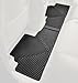 WeatherTech All-Weather Floor Mats for Lexus RX - 2nd Row (W132), Black