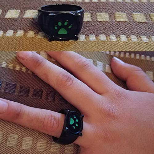 Cat Noir Ring Ladybug Necklace Earrings -Cat Noir Cosplay Ring Jewelry Costume Halloween Christmas Accessories Gifts