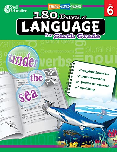 180 Days™: Language for Sixth Grade: Practice, Assess, Diagnose