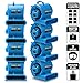 BlueDri One-29 1/3 HP High Velocity Heavy Duty Portable Air Mover Floor Carpet Dryer Blower Fan for Water Damage Equipment Restoration, Blue