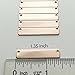 Metal Stamping Blanks Tag Pendants - 10Pcs Laser Engraving Blanks Necklace with Rectangle Pendant Jewelry Blanks for Stamping Gold Pendant Necklace Name Tag Pendant Brass Bar Sublimation Blanks