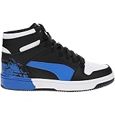PUMA Kids Boys Rebound Layup Rcl Scruff Reverse High Sneakers Shoes Casual - Black, Blue