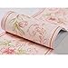 Creation Core 4.2x196.8 Waterproof Wallpaper Border 3D Pattern Wall Decor Removable Self Adhesive Kitchen Bathroom Tiles Sticker, Vine Pink