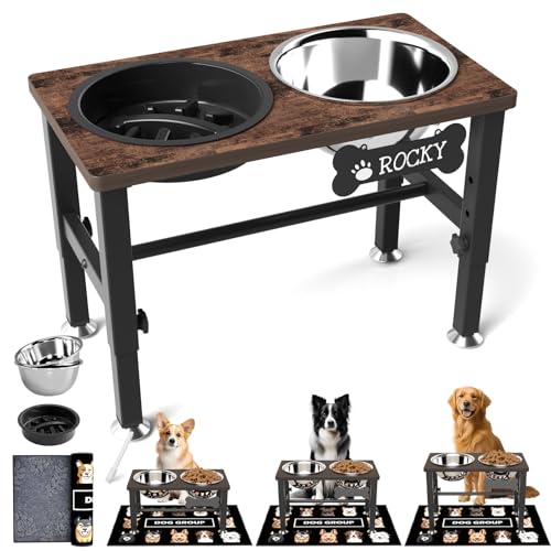 SHAINFUN Elevated Dog Bowl Stand