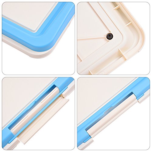 Small Sized Pet Dog Toilet Indoors House Training Tray Urinal Pads for Small Medium Dogs Cats Blue - Thumbnail 5