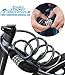Aduro Sport Bike Lock Cable, Bicycle Master Cable Lock with 4-Digit Combination Lightweight Bike Chain Lock 6-Feet
