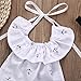 Infant Baby Girl Romper Anchor Bodysuit Jumpsuit Outfits Sunsuit Ruffles Clothes (0-6 Months, White)