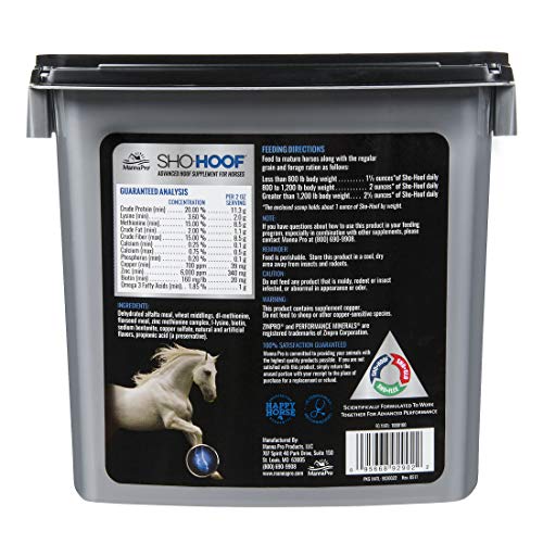 Manna Pro ShoHoof Supplement for Horses Biotin and Zinc Methionine