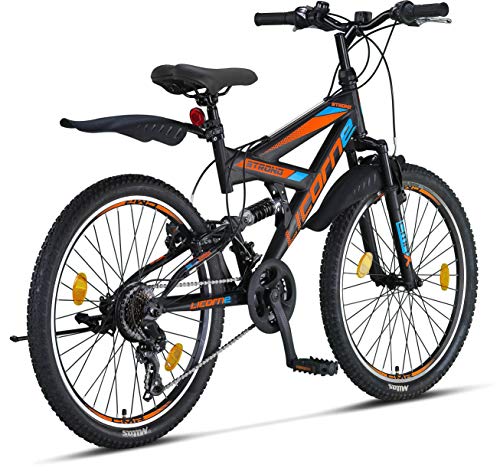 Licorne Bike Strong V Premium mountainbike in 24 en 26 inch, fiets voor jongens, meisjes, dames en heren, 21… - Image 3