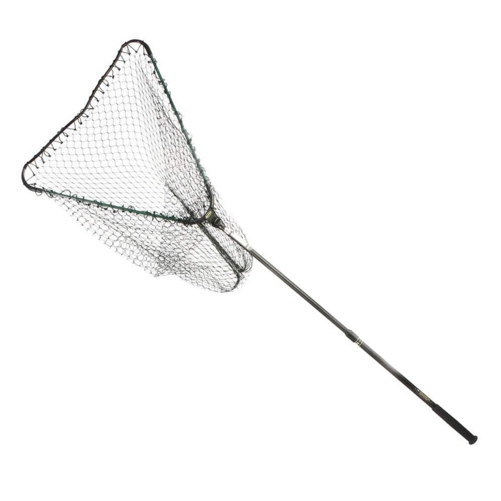 Snowbee Telescopic / Folding Landing Net - Black/Green, 2X-Large