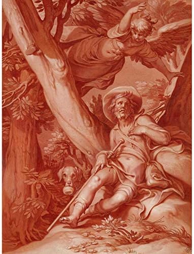 Abraham Bloemaert St Roch Art Print Canvas Premium Wall Decor Poster Mural