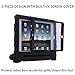 HDE Case for iPad Mini 1 2 3 Kids Shockproof Bumper Hard Cover Handle Stand with Built in Screen Protector for Apple iPad Mini 1st 2nd 3rd Generation (Black)