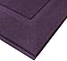 Utopia Towels Cotton Banded Rug, Bath Mats, Not a Bathroom Rug, 21 by 34 Inches, 100% Ring Spun Cotton, Highly Absorbent Shower Bathroom Floor Mat, Plum, 2 Pack