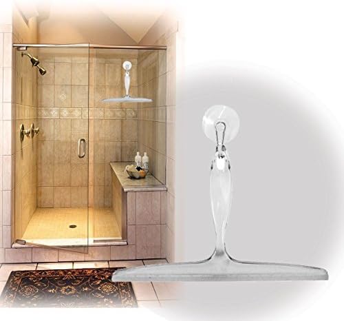 Bathroom Shower Squeegee Clear Acrylic Glass Wall Cleaner Bath