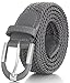 Marino Stretch Belts for Men - Golf Woven Stretch Belt - Gift Box - Gray - Large (40-44