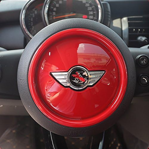 LVBAO 3D Steering Wheel Cover Dashboard Trim Sticker for BMW Mini Cooper ONE S JCW F Series F54 F55 F56 F57 F60 Countryman Clubman Union Jack (06)