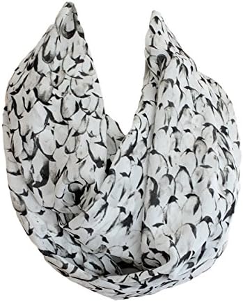 EtwoaPenguin Print Infinity Scarf Circle Scarf Loop Scarf