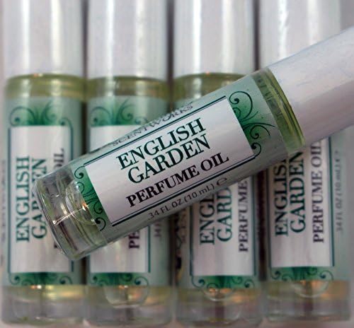 English Garden Perfume Oil, Roll-on - Roses, Violets, Bergamot, Lilac, Chamomile, Lavender