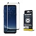 GPEL Screen Protector for Galaxy S8 Premium Japanese Asahi Tempered Glass, 3D Curved full cover, Case Friendly (Black) (Not S8 Plus)