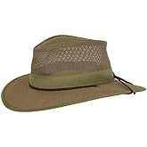 Outback Trading Men's 14836 Stirling Creek Uv Protective Breathable Cooling Cotton Mesh Outdoor Summer Hat