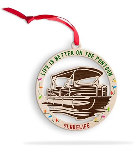 Personalized Boat Christmas Ornament - Custom Engraved New Boat