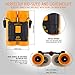 BeBison Binoculars for Kids - 8x21 High Resolution Real Optics - Compact Folding Shockproof Kids Binoculars for Bird Watching - Spy Games - Outdoor Play for Boys and Girl
