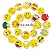 Emoji Fridge Magnets, 24 Pack Refrigerator Magnets with Funny Kitchen Decor Noticeboard Office Supplies, Best Housewarming Home Decorations Gift.