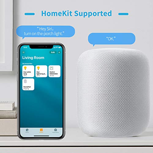 Meross Smart Outdoor Plug, Waterproof WiFi Outdoor Outlet, Compatible