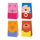 EKIH 12pcs Circus Birthday Party Gift Bags Goodie Bags,Circus Party Supplies for Kids Birthday Decorations