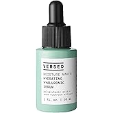 Versed Moisture Maker Hydrating Hyaluronic Serum - Lightweight Face Serum for Dry Skin With Moisturizing Polyglutamic Acid + Snow Mushroom Extract for Soothing + Plumping Hydration Day & Night (1oz)