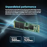 Transcend MTS830S 1TB M.2 2280 SSD SATA III 560MB/s Read DRAM Cache Ultrabook view 4