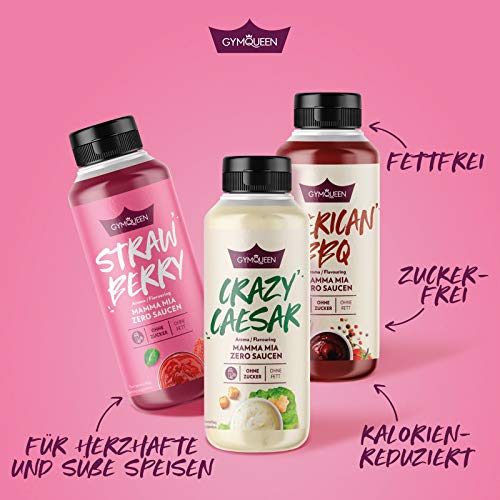 GymQueen Mamma Mia Zero Sauce, kalorienarm, ohne Fett & ohne Zucker, zum Verfeinern von Gerichten oder als Salat… – Bild 3