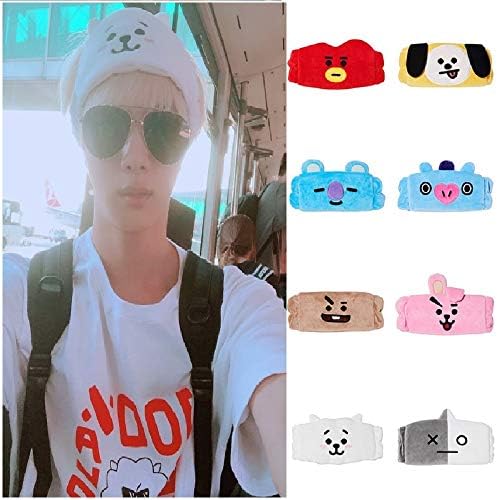 BTS Headband, Bangtan Boys Headband, BT21 Elastic Headbands, TATA Plush Headband, Cartoon Accessories, Gift for Army