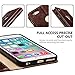 Belemay Compatible with iPhone 6s Case, Compatible with iPhone 6 Case, Genuine Leather Slim Wallet, Flip Folio Cover [Durable Soft TPU Inner Case] Card Holder Slots, Kickstand, Cash Pocket, Brown